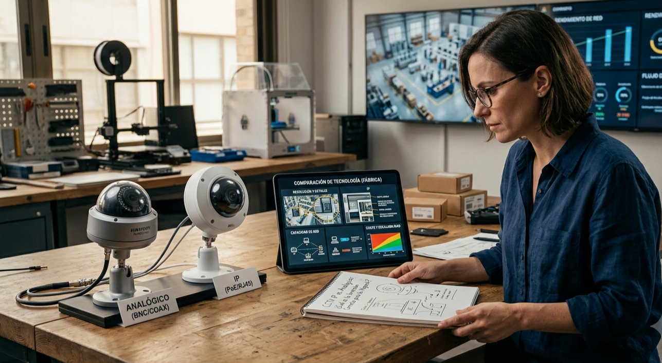 CCTV IP vs. Analógico para Empresas: ¿Cuál es la Inversión Correcta para tu Negocio?